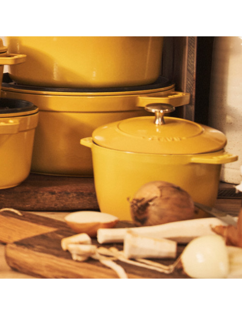 STAUB Gohan cast iron rice casserole - Lemon 16cm
