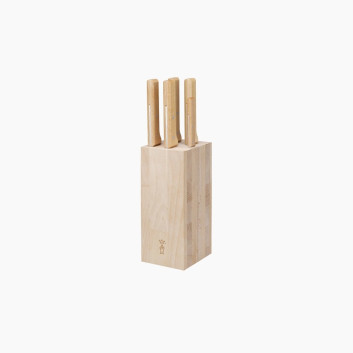 OPINEL block with 5 Parallèle kitchen knives - 2 models