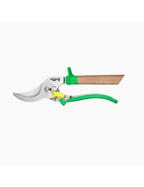 OPINEL pruning shears in wood and stainless steel - 2 colours