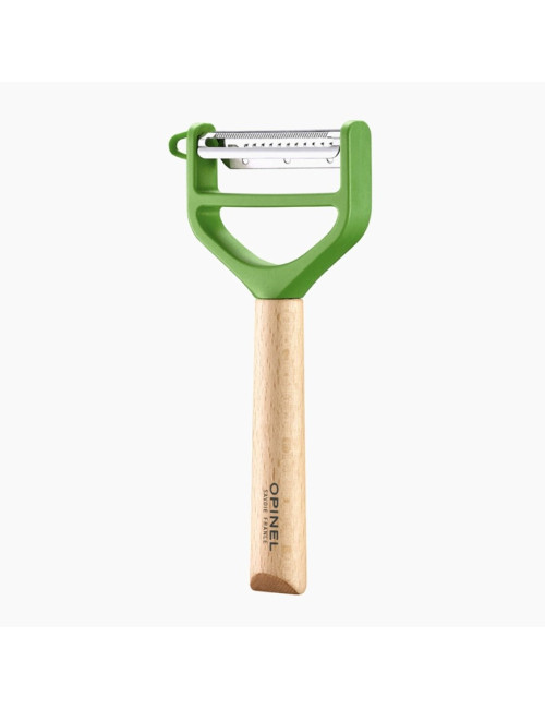 OPINEL T-duo peeler wood or polymer - 5 colors