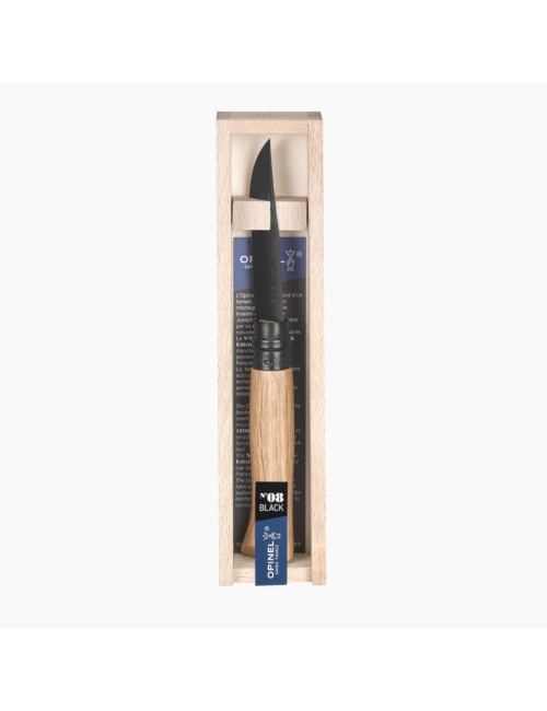 OPINEL Knife n°8 Tradition Luxe Oak black Edition