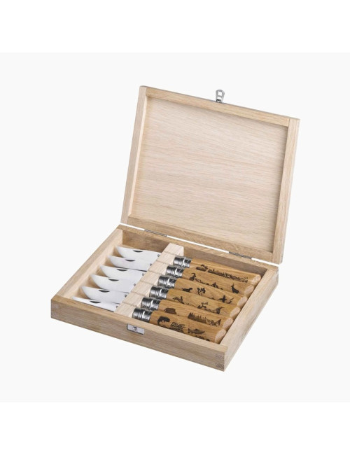 OPINEL Animalia box set 6 knives n°8 Tradition