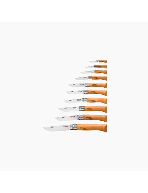 OPINEL Collection box 10 Tradition knives - carbon or stainless steel