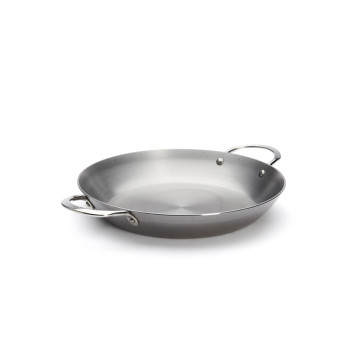 De Buyer Mineral B Steel Paella Pan - 2 sizes