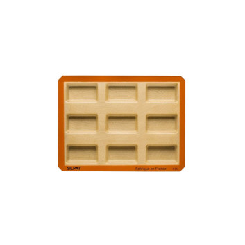 SILPAT silicone 9 mini cakes financiers cake mold 40x30cm