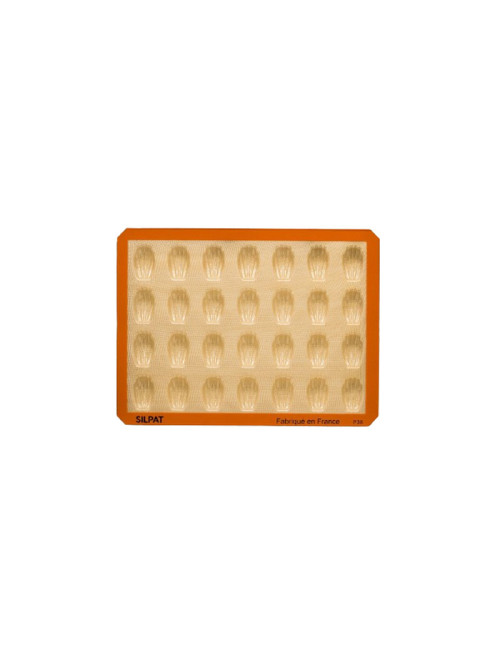 SILPAT 28 mini madeleine cake mold in silicone 40x30cm