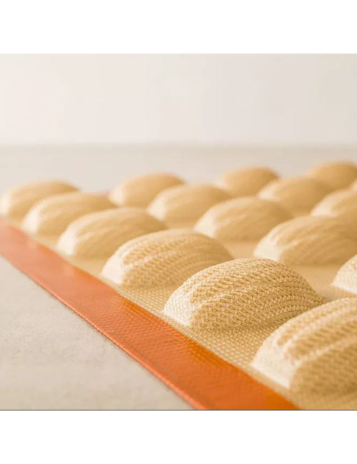 SILPAT 28 mini madeleine cake mold in silicone 40x30cm