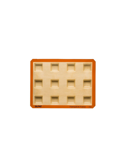 SILPAT 12-square silicone cake mold 40x30cm