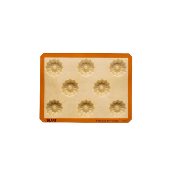 SILPAT 8 mini striated cake mold in silicone 40x30cm