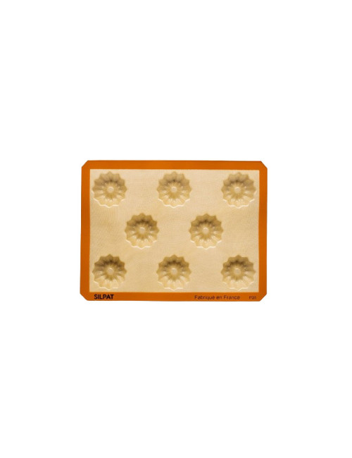 SILPAT 8 mini striated cake mold in silicone 40x30cm