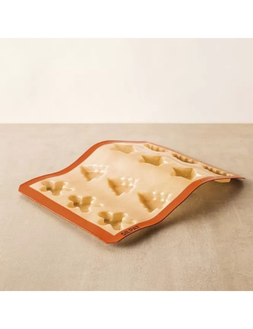 SILPAT 12 Christmas Cookies Silicone Cake Mold 40x30cm