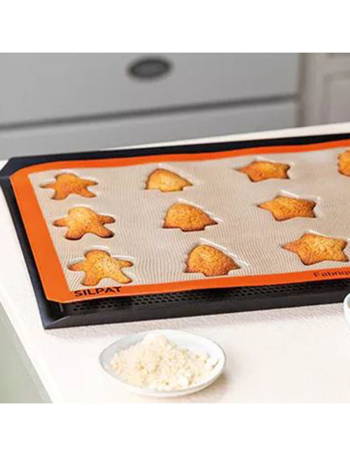 SILPAT 12 Christmas Cookies Silicone Cake Mold 40x30cm