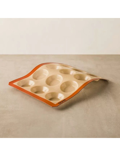 SILPAT 12-Tartlet Tart Mold in Silicone 40x30cm