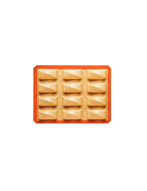 SILPAT 12 Twisted Bars Silicone Cake Mold 40x30cm
