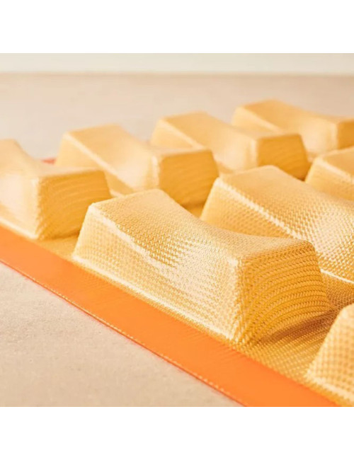 SILPAT 12 Twisted Bars Silicone Cake Mold 40x30cm