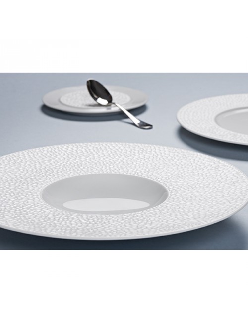 DEGRENNE 6 porcelain plates L Fragments - 6 sizes