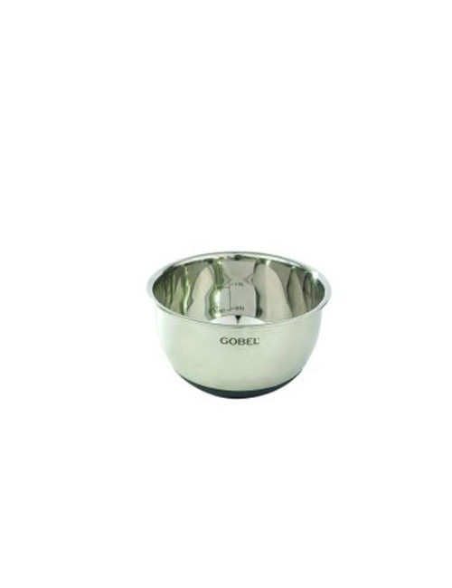 GOBEL stainless steel mixing bowl with silicone base 16cm