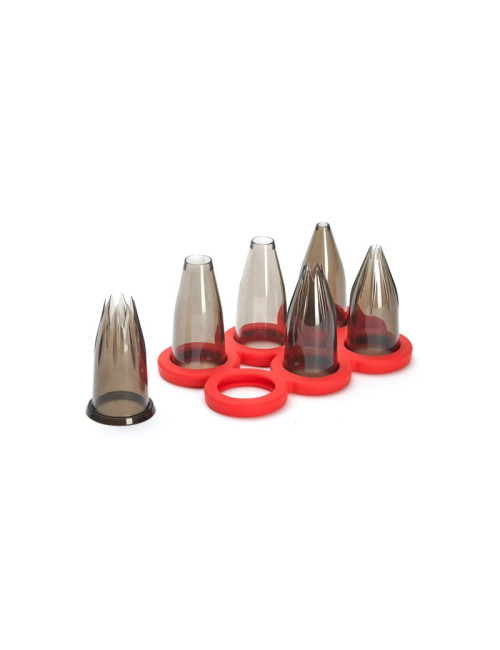 DE BUYER set of 6 classic nozzles for Le Tube