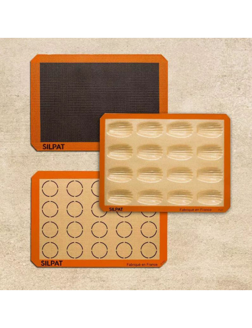 SILPAT French Kit Baking Mat Macarons Madeleines
