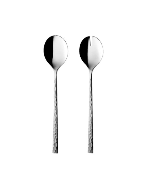 DEGRENNE Fuse Martelé salad servers