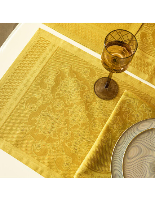 LE JACQUARD FRANCAIS 4 Venetian Palace placemats cotton - 3 colors