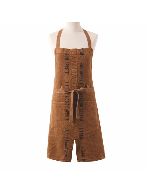 CHARVET Apron in 100% Bon Appétit Teint Linen - 3 Colors