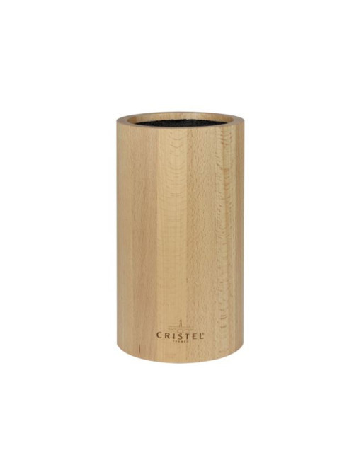 CRISTEL Beechwood Knife Block (Empty)