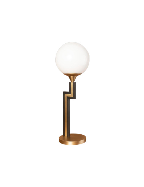 CASADISAGNE Brass table lamp L188 two-tone black and gold