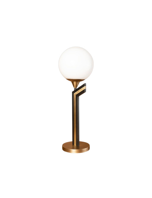 CASADISAGNE Brass table lamp L192 two-tone black and gold