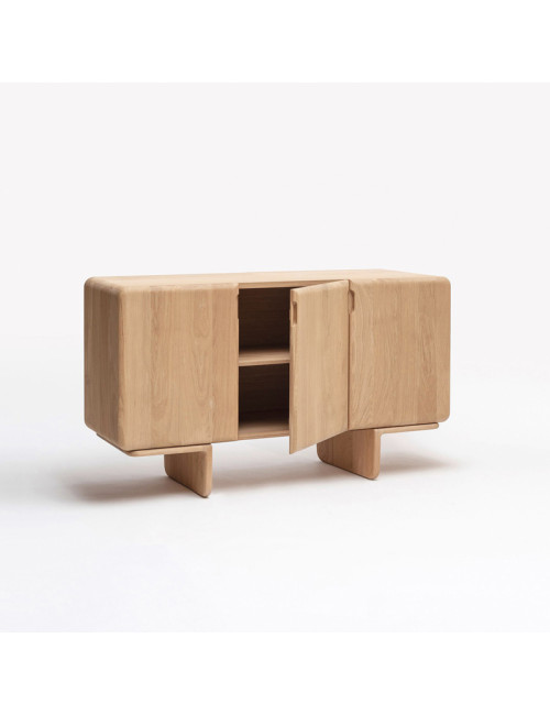 DRUGEOT MANUFACTURE 3-Door Sideboard Téhème Solid Oak - 2 Finishes