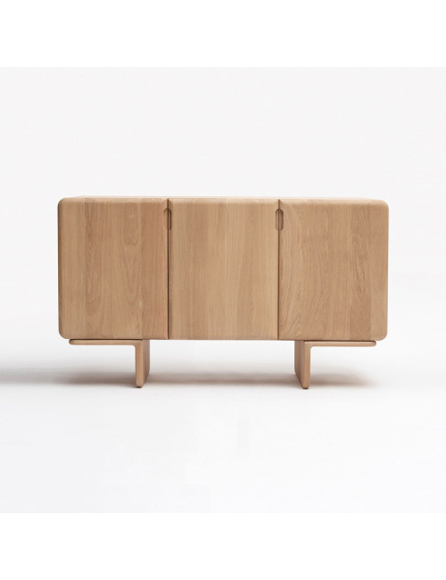DRUGEOT MANUFACTURE 3-Door Sideboard Téhème Solid Oak - 2 Finishes