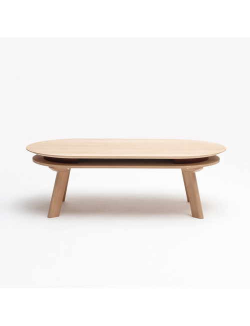 DRUGEOT MANUFACTURE Parati Coffee Table Solid Oak - 2 Finishes, 14 Colors