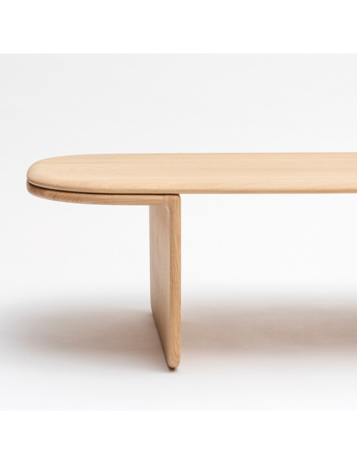 DRUGEOT MANUFACTURE Téhème Solid Oak Coffee Table - 2 Finishes