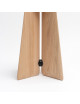 DRUGEOT MANUFACTURE Farfalla Round Dining Table in Solid Oak - 2 Finishes