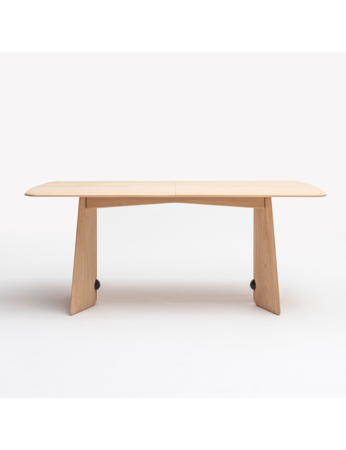 DRUGEOT MANUFACTURE Farfalla Fixed or Extendable Dining Table - 2 Finishes, 2 Sizes