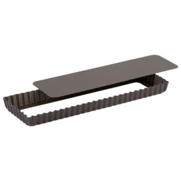 GOBEL Fluted Non-Stick Homemade Tart Pan, 35cm