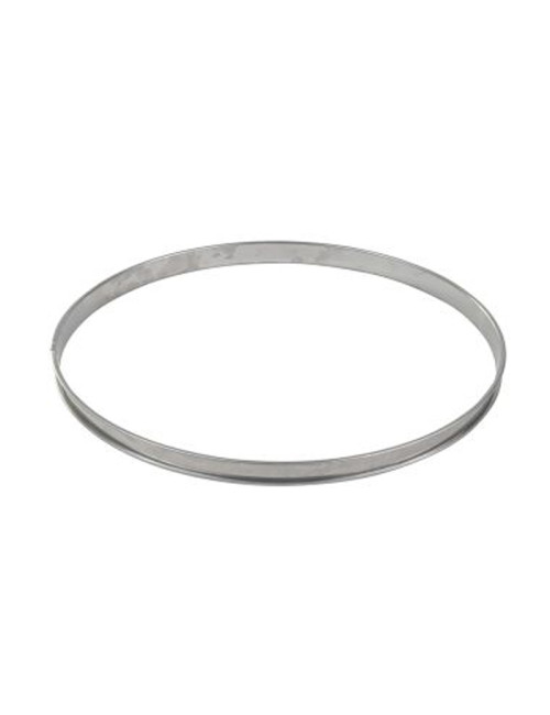 GOBEL Stainless Steel Tart Ring with Rolled Edges - 3 Sizes