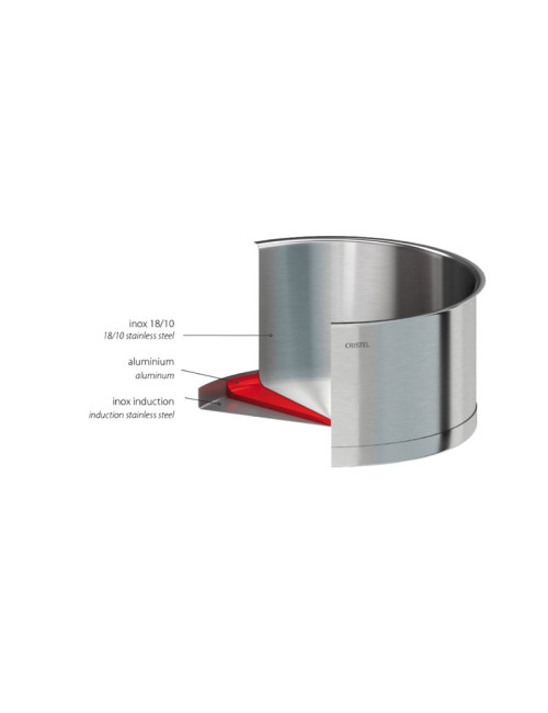 CRISTEL Strate Removable Stainless Steel Dutch Oven - 2 Sizes