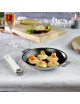 CRISTEL Mutine Removable Non-Stick Stainless Steel High Frying Pan - 2 Sizes