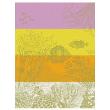 LE JACQUARD FRANCAIS Under the Ocean Cotton Tea Towel - 3 Colors