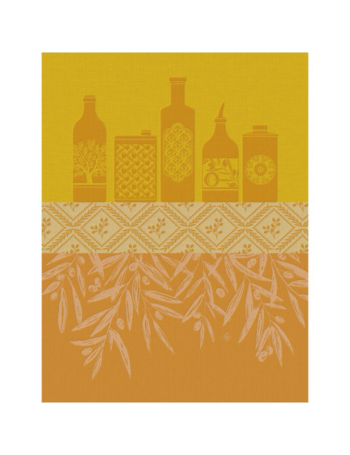 LE JACQUARD FRANCAIS Provençal Oils Tea Towel in Cotton - 3 Colors
