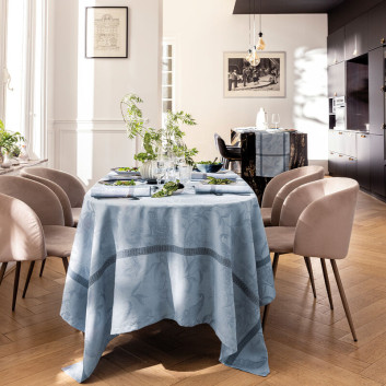 LE JACQUARD FRANCAIS À l'orangerie linen tablecloth - 3 colors and 4 sizes