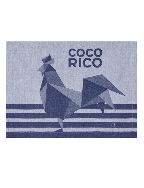 LE JACQUARD FRANCAIS Set of 2 Coco-Rico Elysée placemats - 2 colors