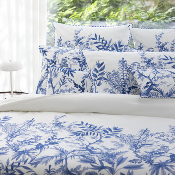 LE JACQUARD FRANCAIS 2 Jardin d'Eden Cotton pillowcases - 2 colors, 2 sizes