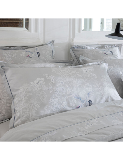 LE JACQUARD FRANCAIS 2 Envol Crépuscule Cotton pillowcases - 2 sizes