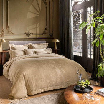 LE JACQUARD FRANCAIS Arabesque Sepia Duvet Cover - 2 sizes