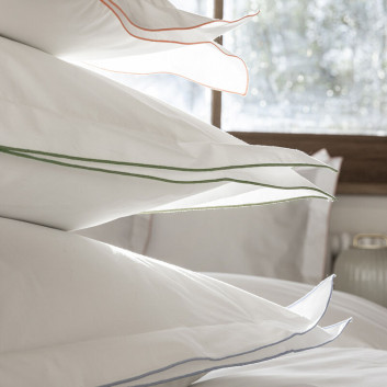 LE JACQUARD FRANCAIS 2 Songe cotton pillowcases - 3 colors, 2 sizes