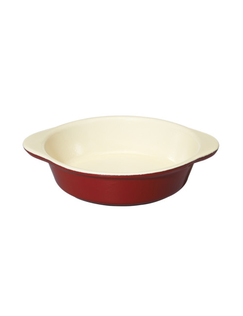 CHASSEUR Round Cast Iron Oven Dish - 3 Sizes, 2 Colors