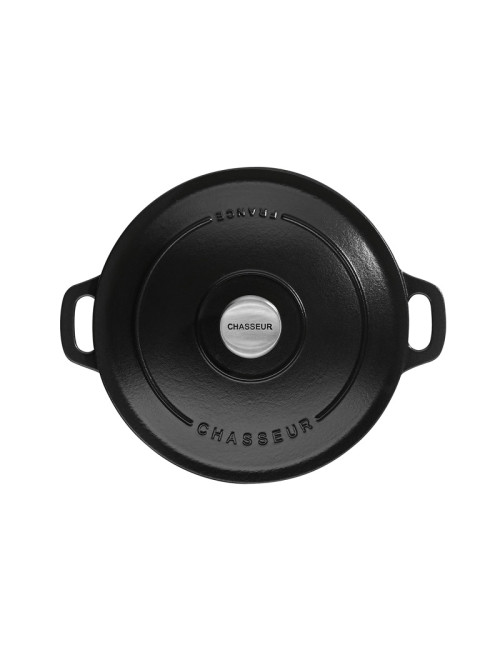 CHASSEUR Cast Iron Dutch Oven stewpot - 3 Sizes, 2 Colors