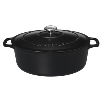 CHASSEUR Oval Cast Iron Cocotte Dish 31cm - 2 Colors